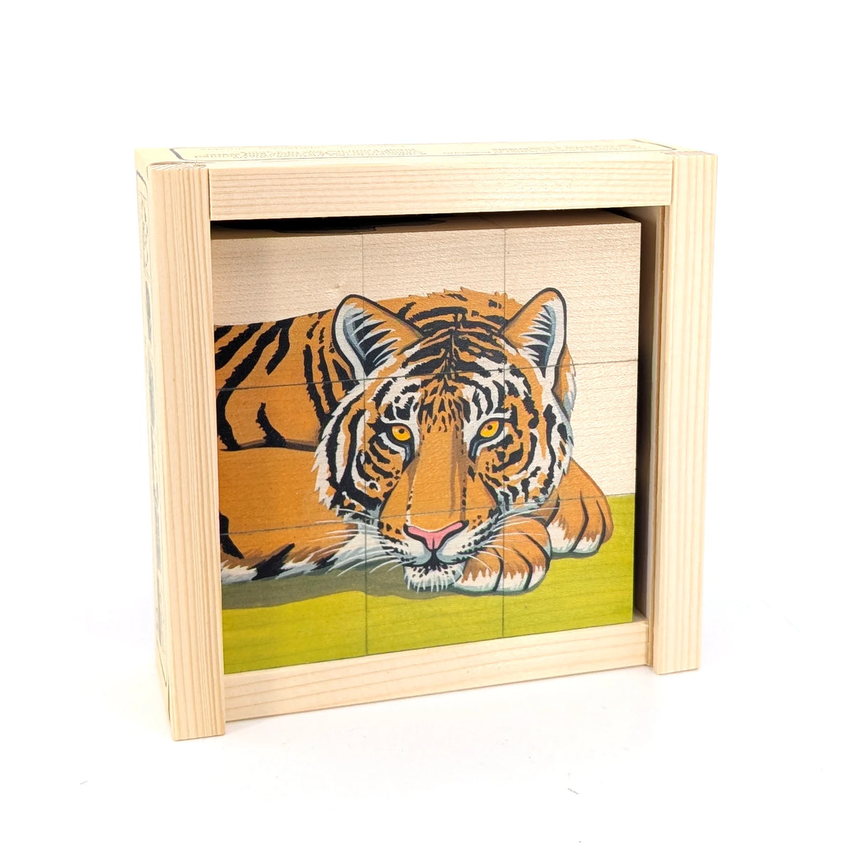 Zootiere (9 Würfel) - Würfelpuzzle