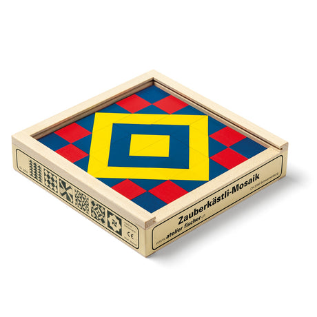 Mosaik "Zauberkästli" (36 Würfel) - Holzspielzeug