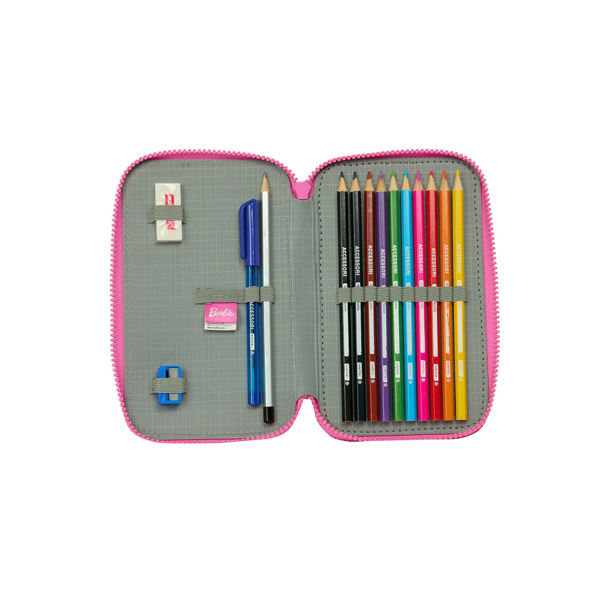 Barbie "Love" - Etui inkl. Stifte, Spitzer und Radiergummi (28 Teile)