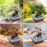 Bonsai 4 Jahreszeiten - Klemmbausteine