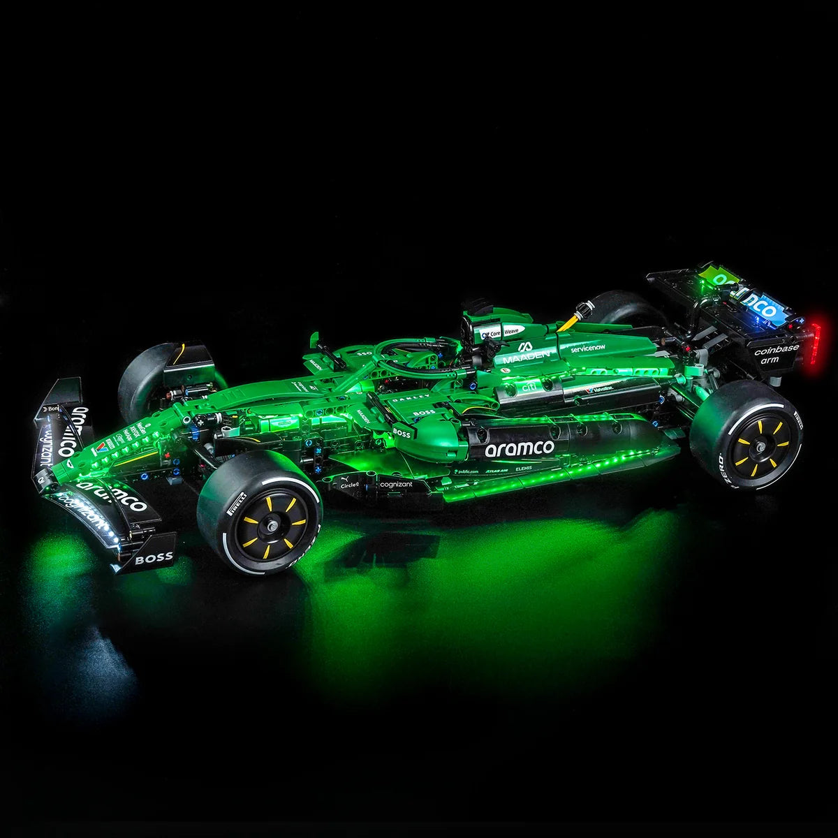 LED Licht Set für LEGO Aston Martin Aramco AMR25 F1® Auto (42240) inkl. Fernbedienung
