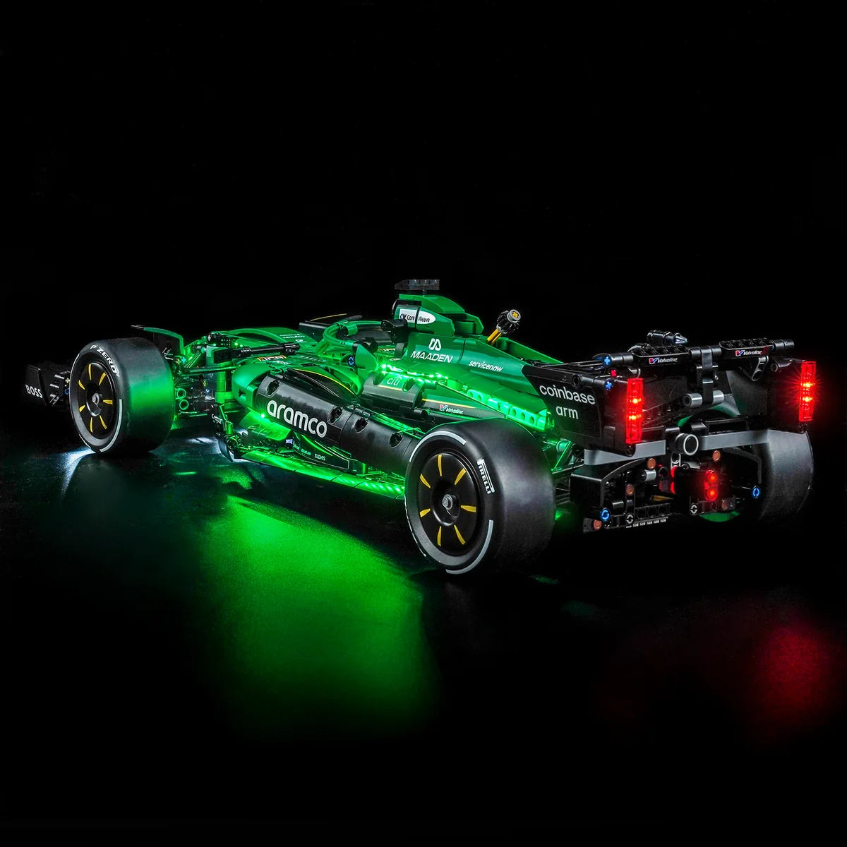LED Licht Set für LEGO Aston Martin Aramco AMR25 F1® Auto (42240) inkl. Fernbedienung