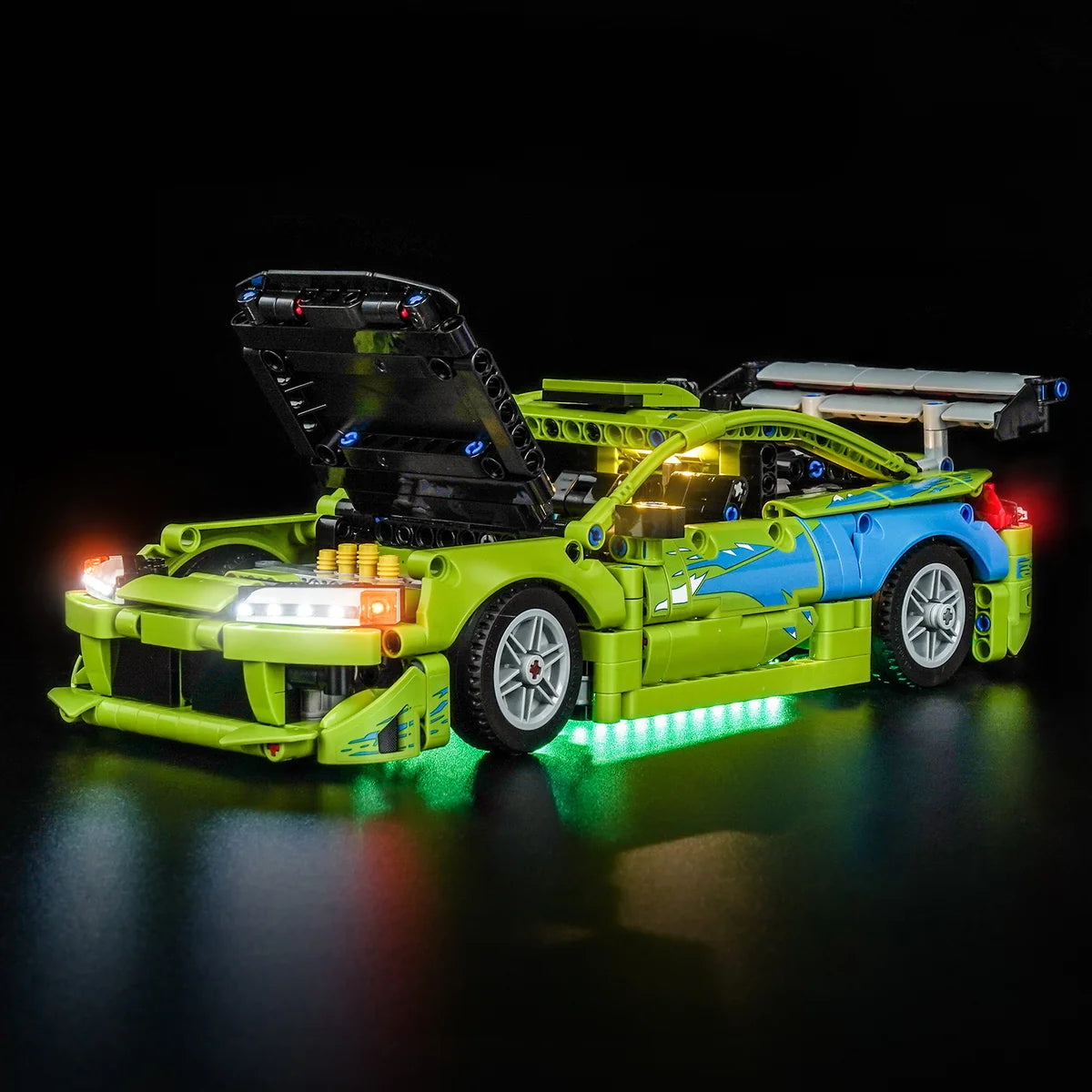 LED Licht Set für LEGO Fast and Furious Mitsubishi Eclipse Auto (42229) inkl. Fernbedienung