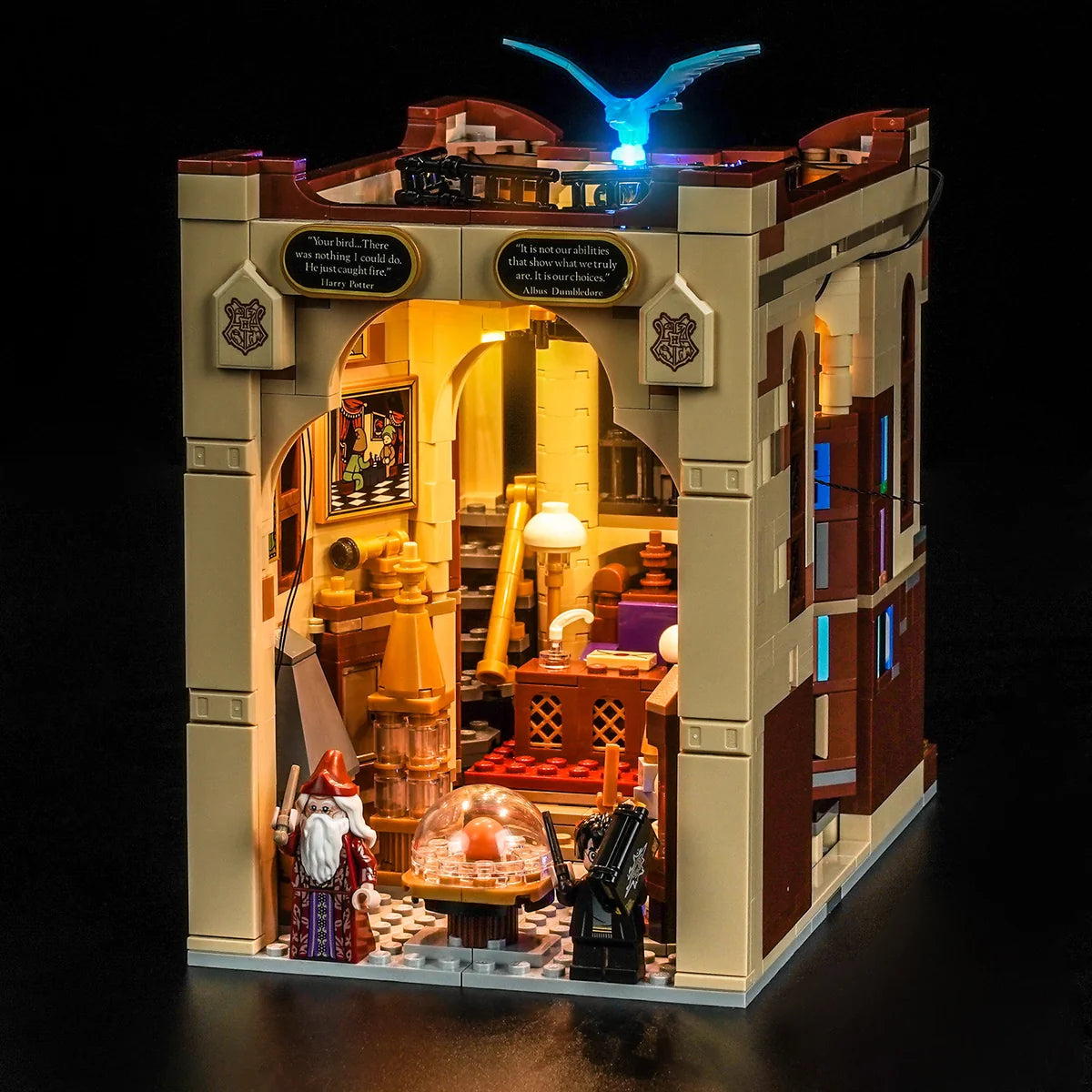 LED Licht Set für LEGO Harry Potter: Bücherstütze: Dumbledores Büro (76478) inkl. Fernbedienung