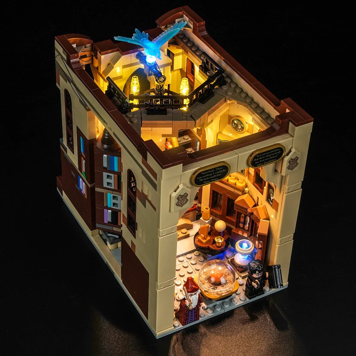 LED Licht Set für LEGO Harry Potter: Bücherstütze: Dumbledores Büro (76478) inkl. Fernbedienung