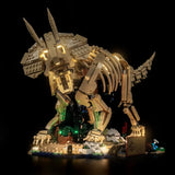 LED Licht Set für LEGO Jurassic World: Dinosaurier-Fossilien: Triceratops (77985) inkl. Fernbedienung