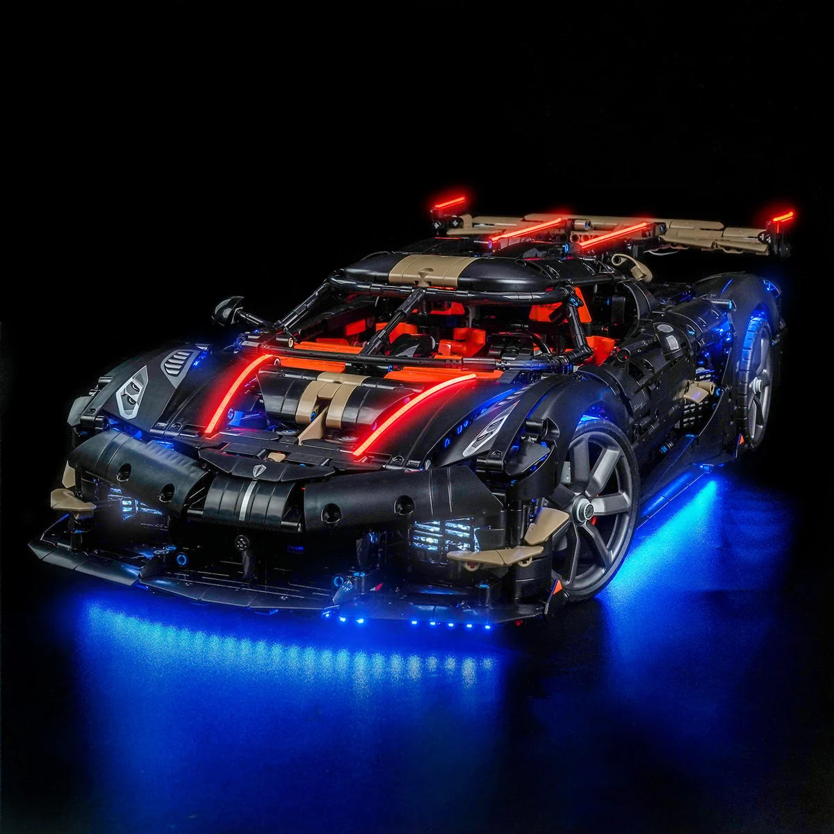 LED Licht Set für LEGO Koenigsegg Sadair's Spear Hypercar (42232) inkl. Fernbedienung