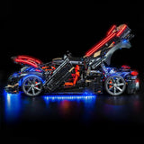 LED Licht Set für LEGO Koenigsegg Sadair's Spear Hypercar (42232) inkl. Fernbedienung