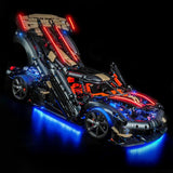 LED Licht Set für LEGO Koenigsegg Sadair's Spear Hypercar (42232) inkl. Fernbedienung