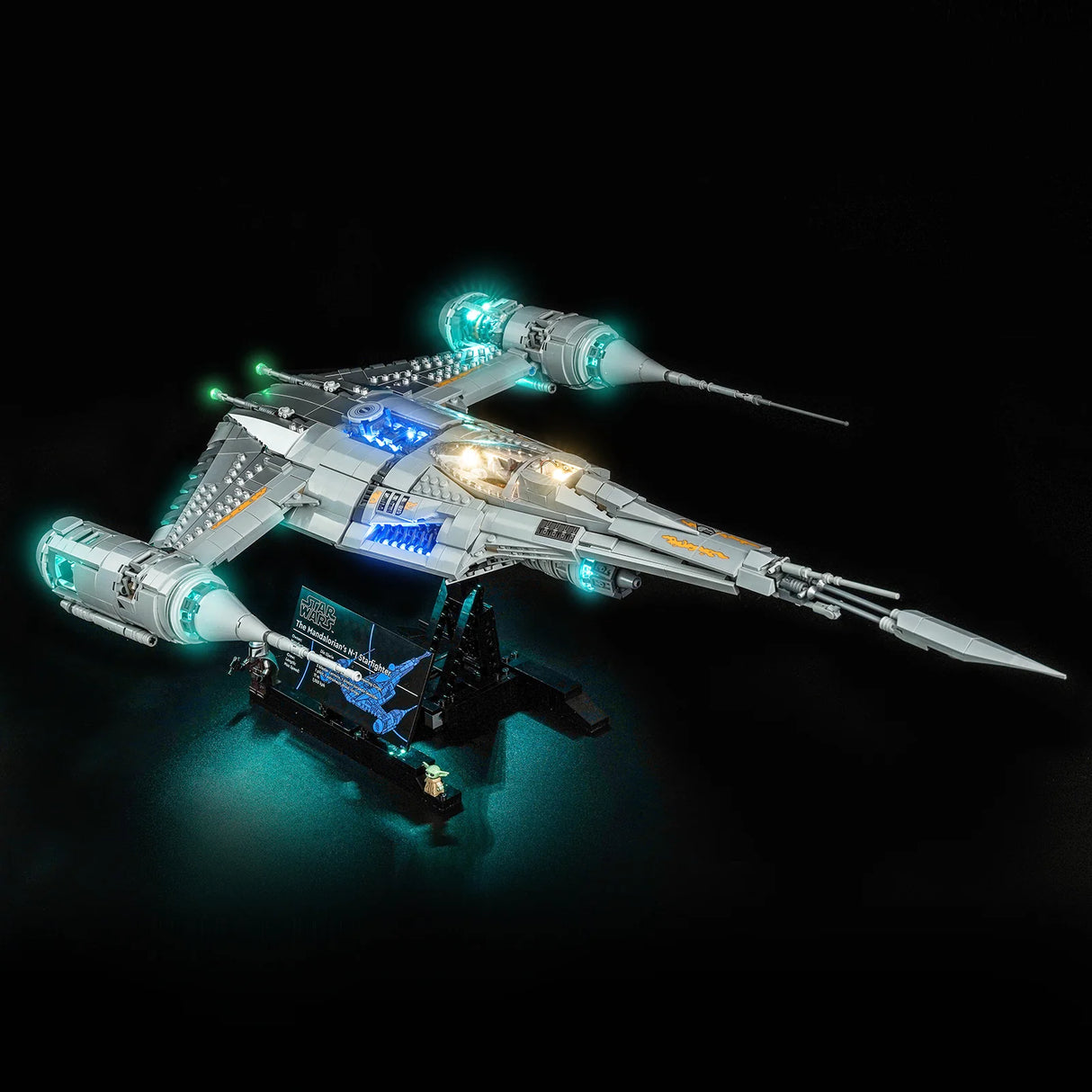 LED Licht Set für LEGO Star Wars: N-1 Starfighter des Mandalorianers (75442) inkl. Fernbedienung