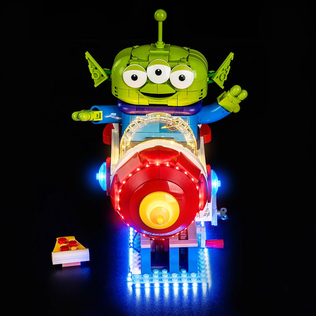 LED Licht Set für LEGO Toy Story: Alien mit Pizza Planet Raketenfahrt (43307) inkl. Fernbedienung