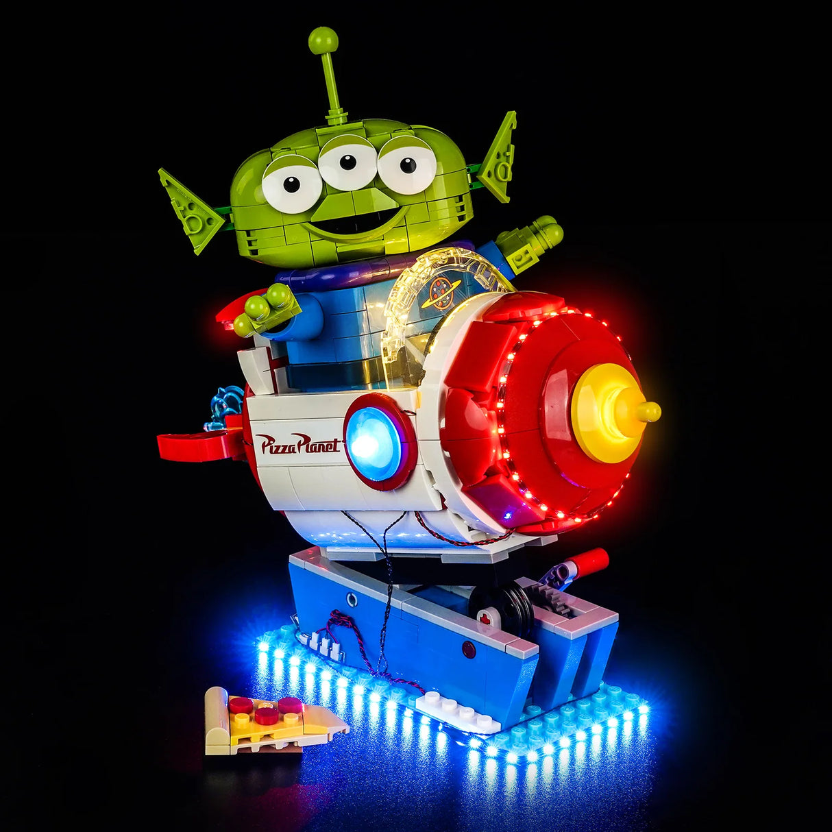 LED Licht Set für LEGO Toy Story: Alien mit Pizza Planet Raketenfahrt (43307) inkl. Fernbedienung