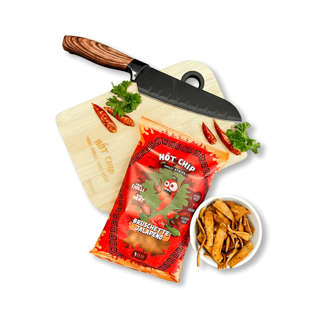 Strips Bruschette Jalapeno (80 g) - Snack