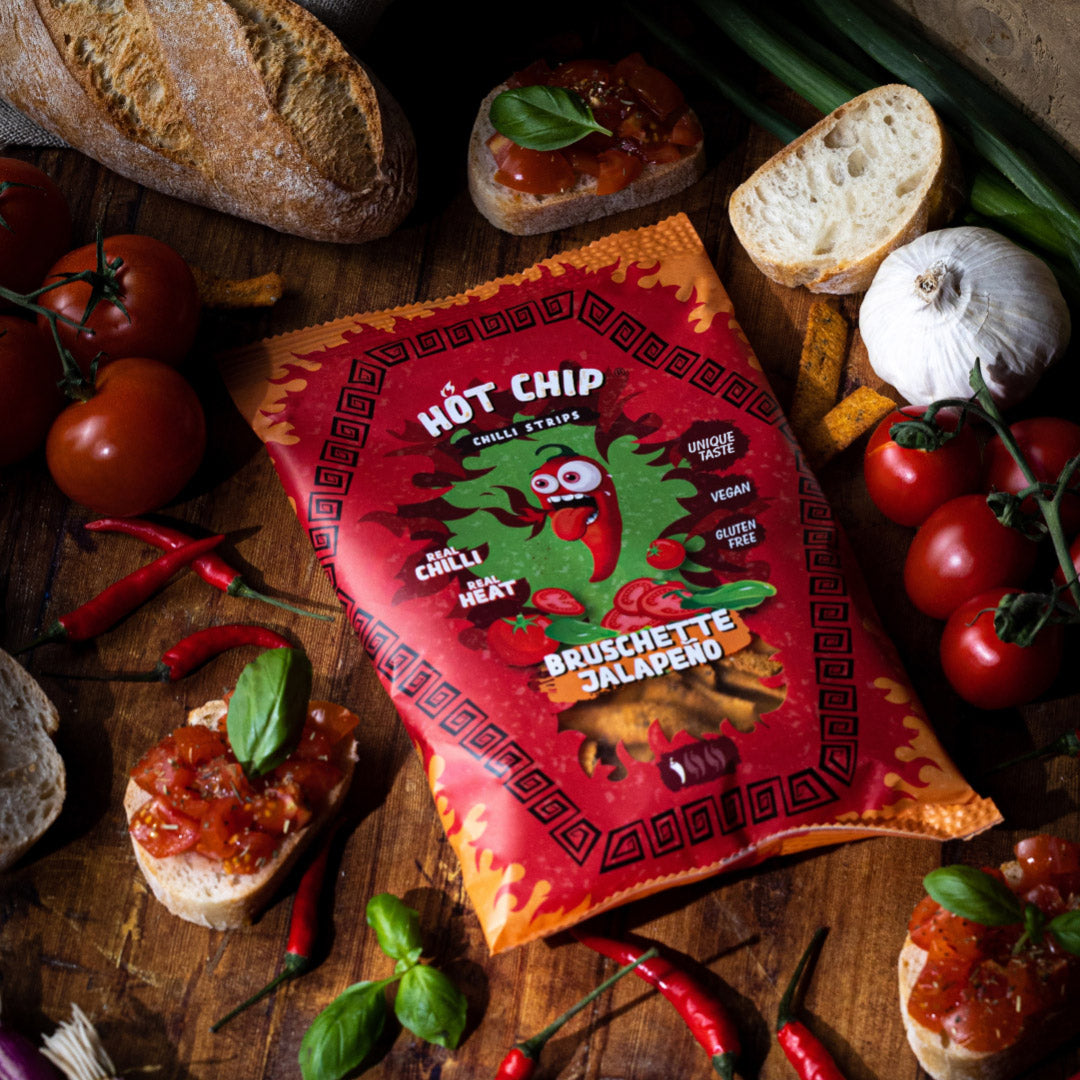 Strips Bruschette Jalapeno (80 g) - Snack