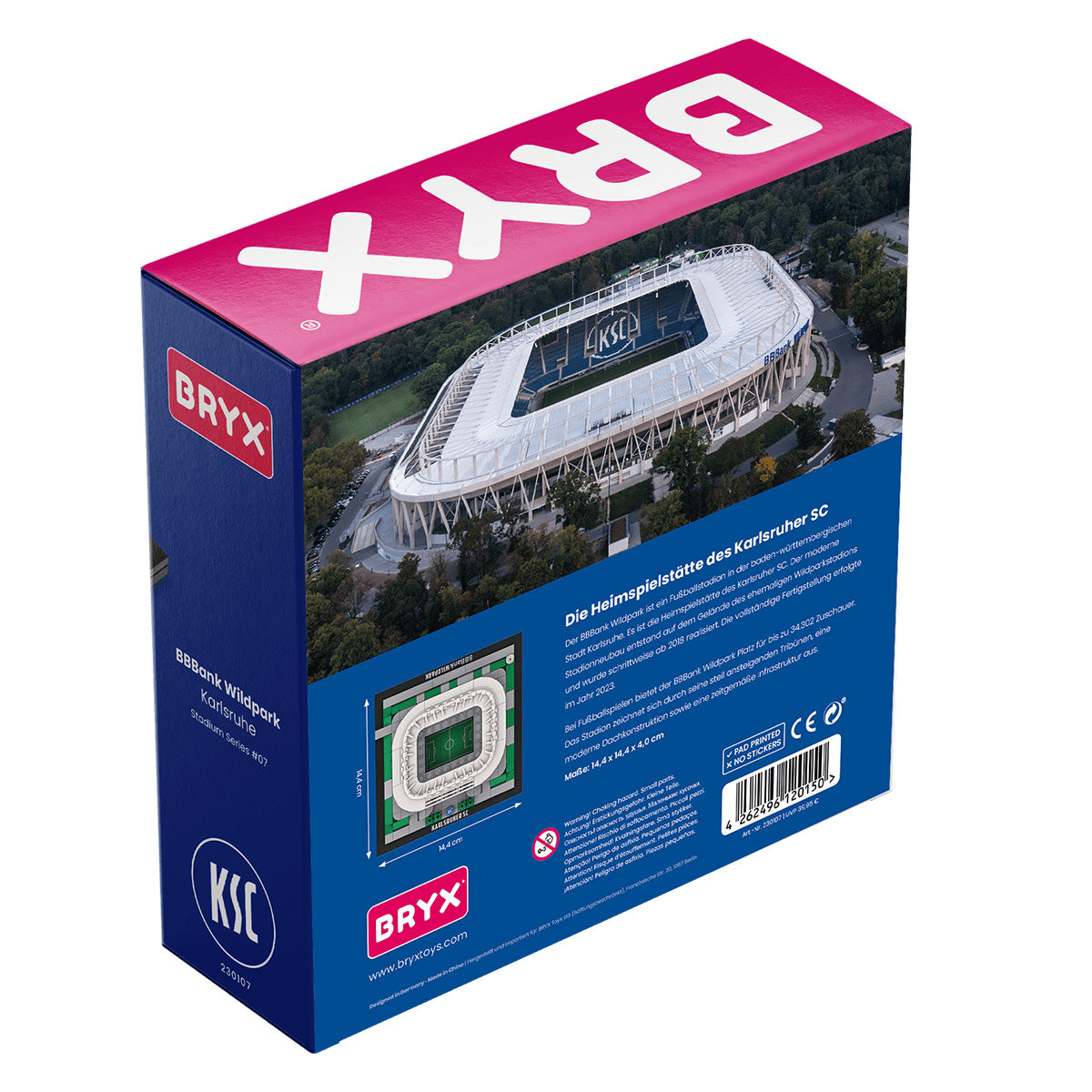 BBBank Wildpark / Karlsruher SC - Stadion Miniaturmodell