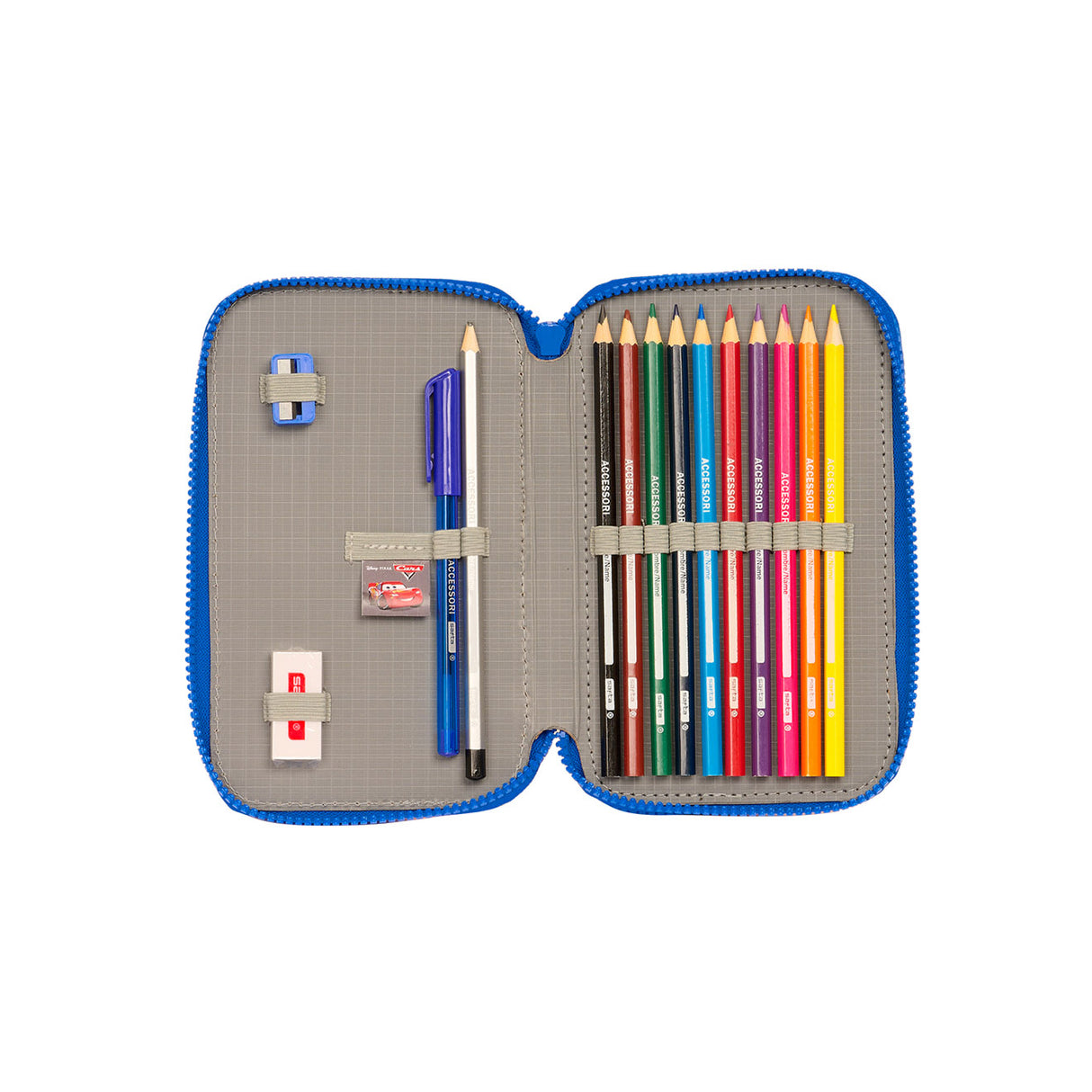 Cars "Race Ready" - Etui inkl. Stifte, Spitzer und Radiergummi (28 Teile)