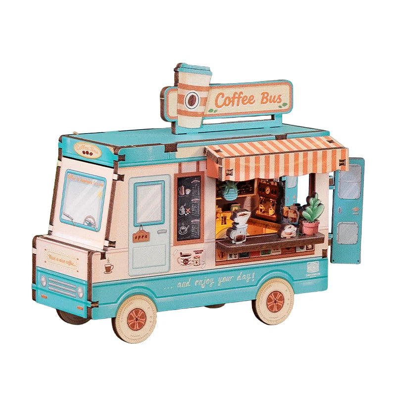 Café Bus Magnet - Bausatz