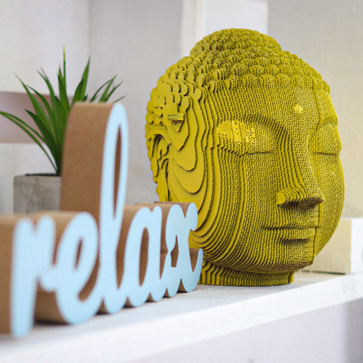 Buddha - 3D Modell aus Karton