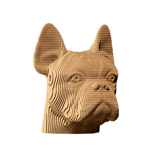 Cartonic - Bulldog - 3D Modell aus Karton