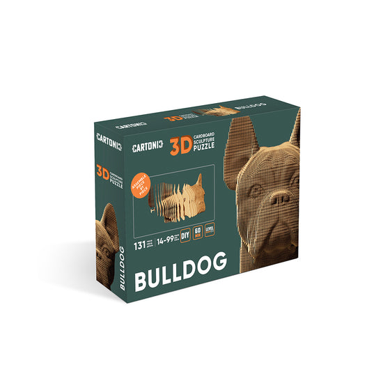 Cartonic - Bulldog - 3D Modell aus Karton