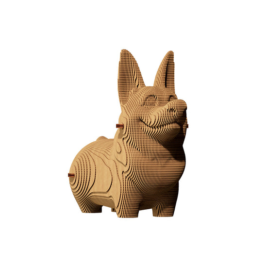 Cartonic - Corgi - 3D Modell aus Karton