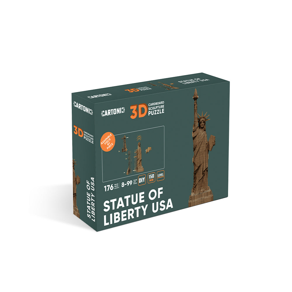 Freiheitsstatue - 3D Modell aus Karton