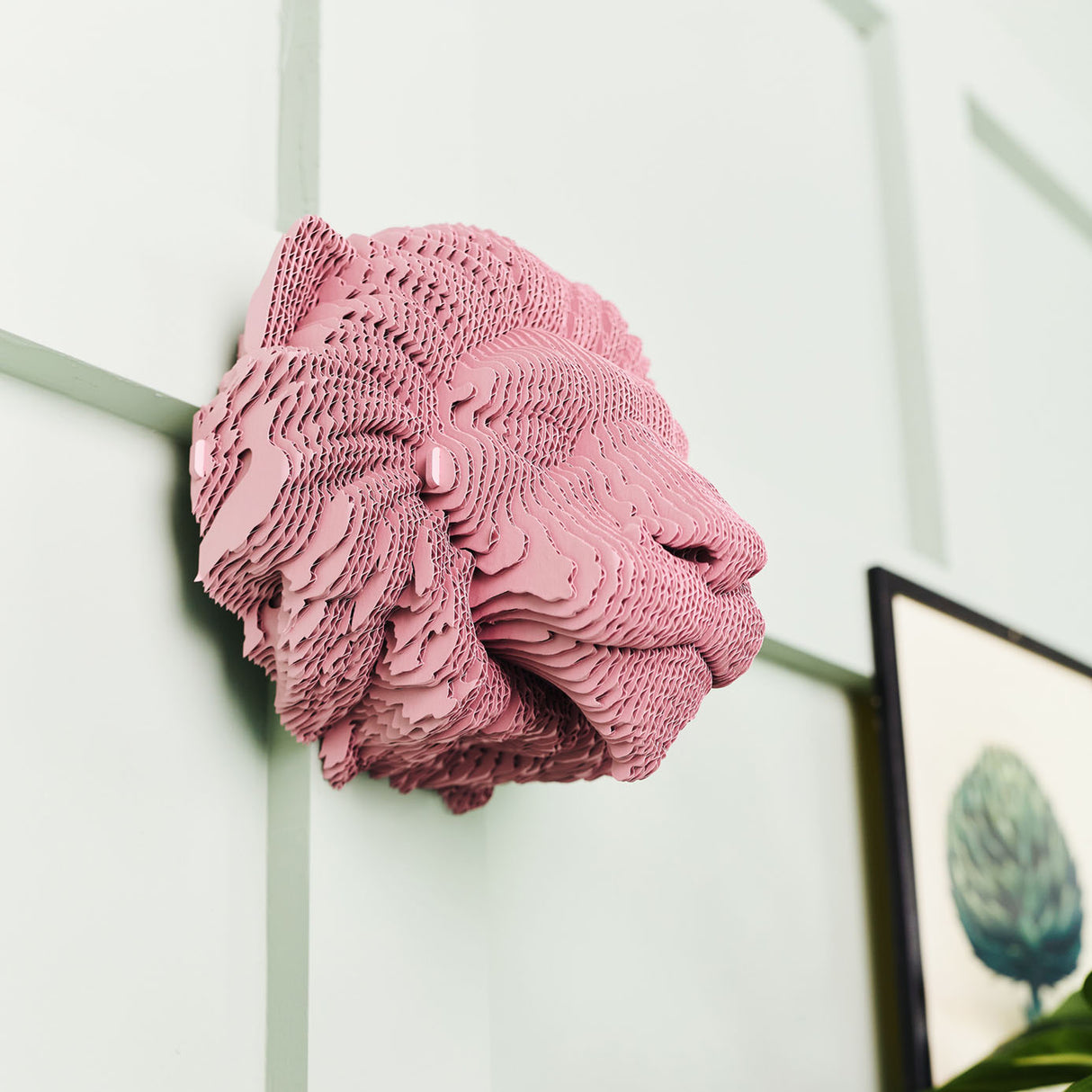 Löwe - 3D Modell aus Karton