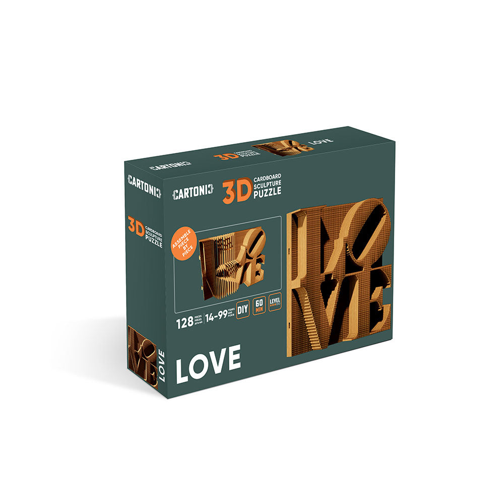 LOVE - 3D Modell aus Karton