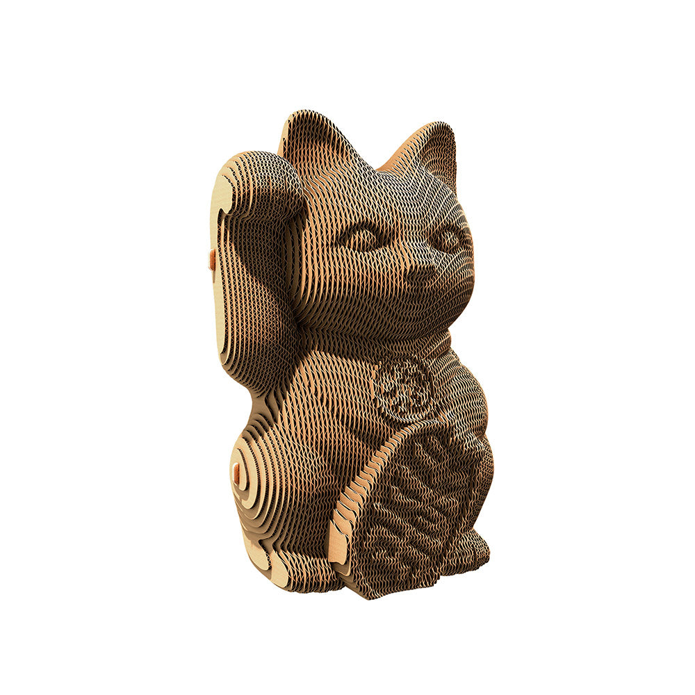 Lucky Cat - 3D Modell aus Karton