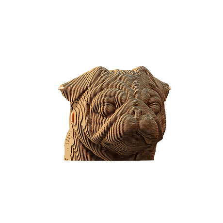 Mops - 3D Modell aus Karton