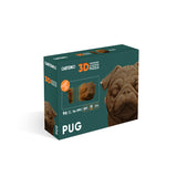 Mops - 3D Modell aus Karton