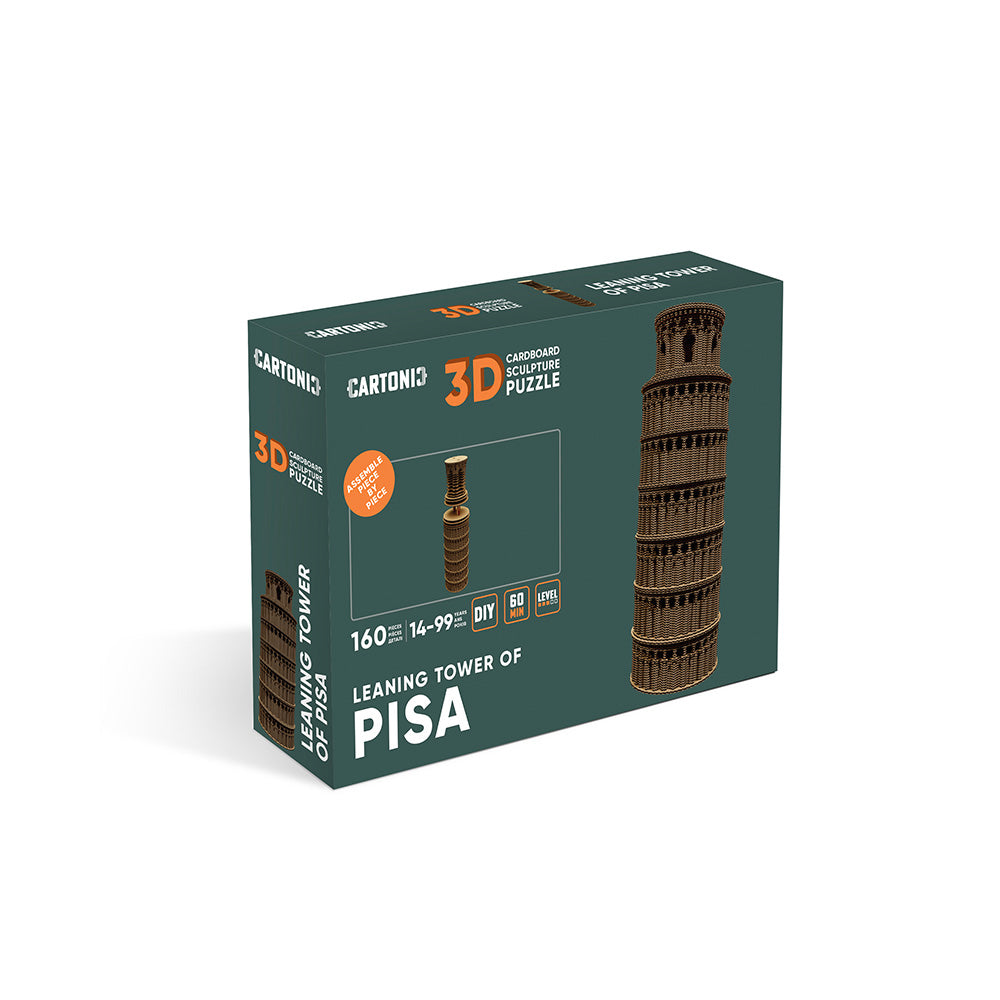 Schiefer Turm von Pisa - 3D Modell aus Karton