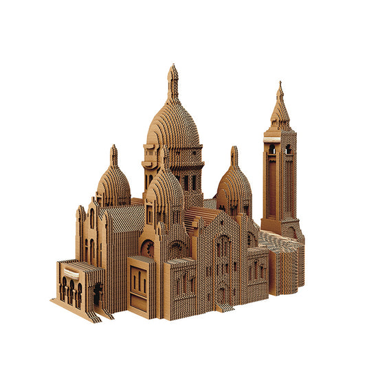 Cartonic - Sacré-Cœur de Montmartre - 3D Modell aus Karton