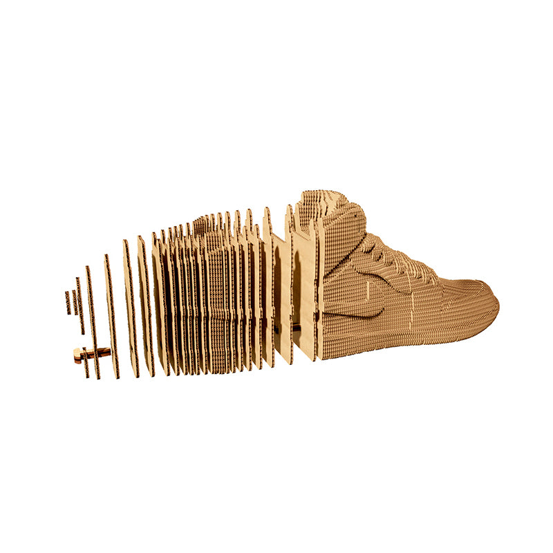 Sneaker - 3D Modell aus Karton