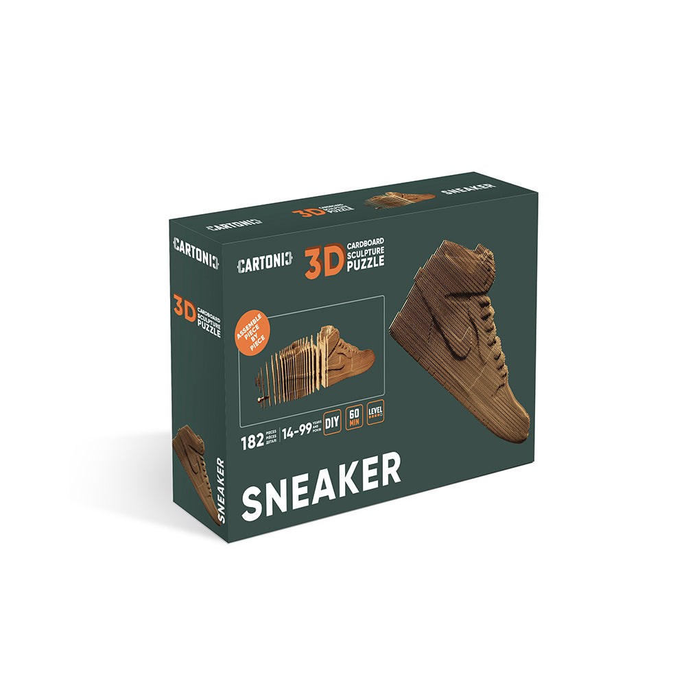 Sneaker - 3D Modell aus Karton