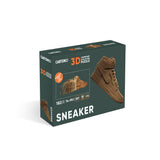 Sneaker - 3D Modell aus Karton