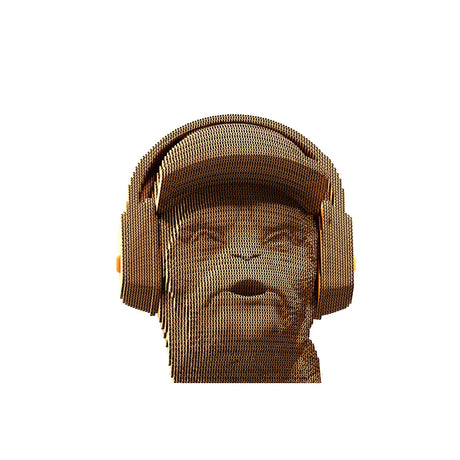 Affe "Hear No Evil" - 3D Modell aus Karton