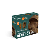 Affe "Hear No Evil" - 3D Modell aus Karton