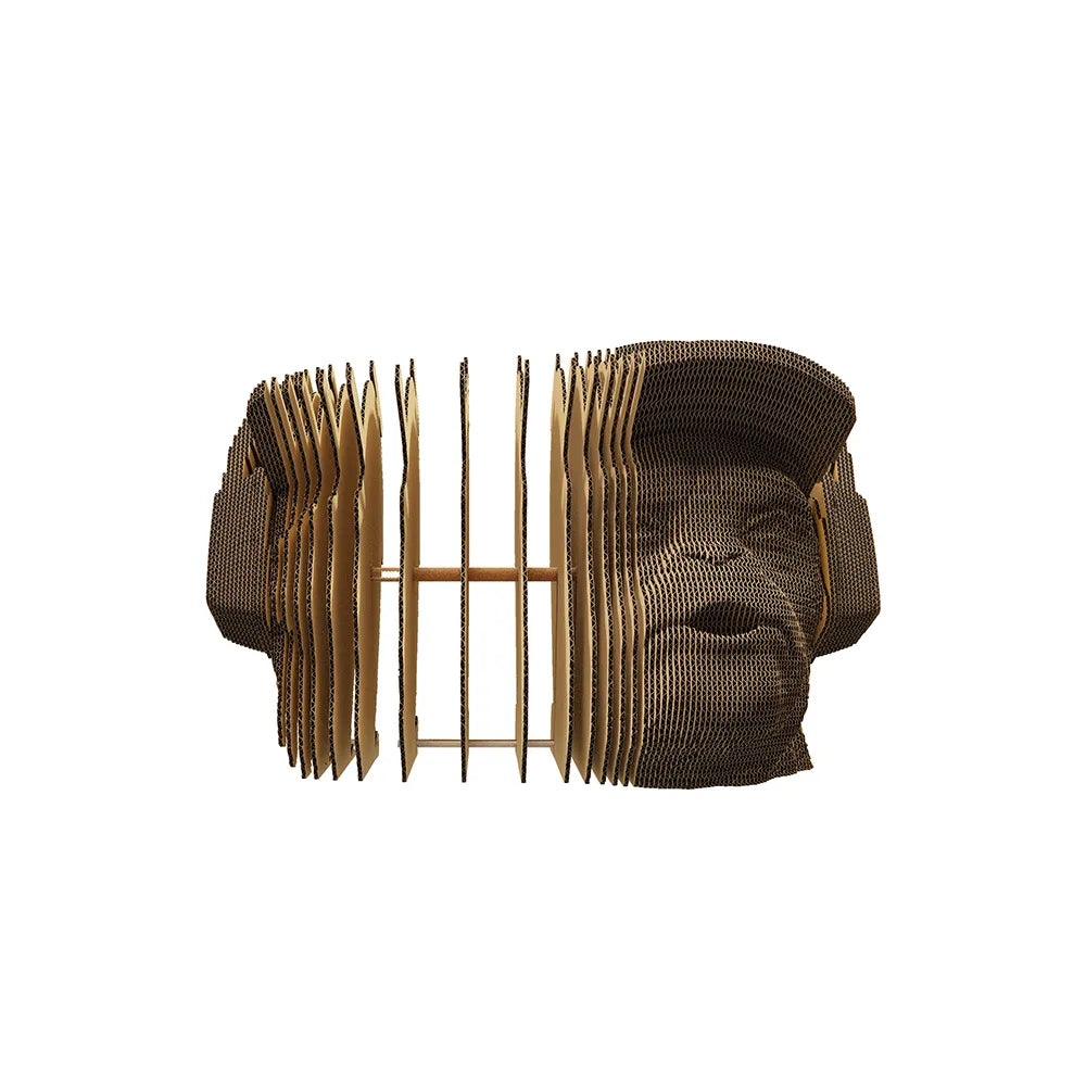 Affe "Hear No Evil" - 3D Modell aus Karton