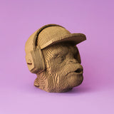 Affe "Hear No Evil" - 3D Modell aus Karton