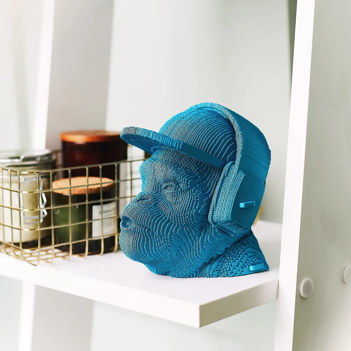 Affe "Hear No Evil" - 3D Modell aus Karton