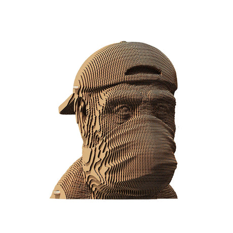 Affe "Speak No Evil" - 3D Modell aus Karton
