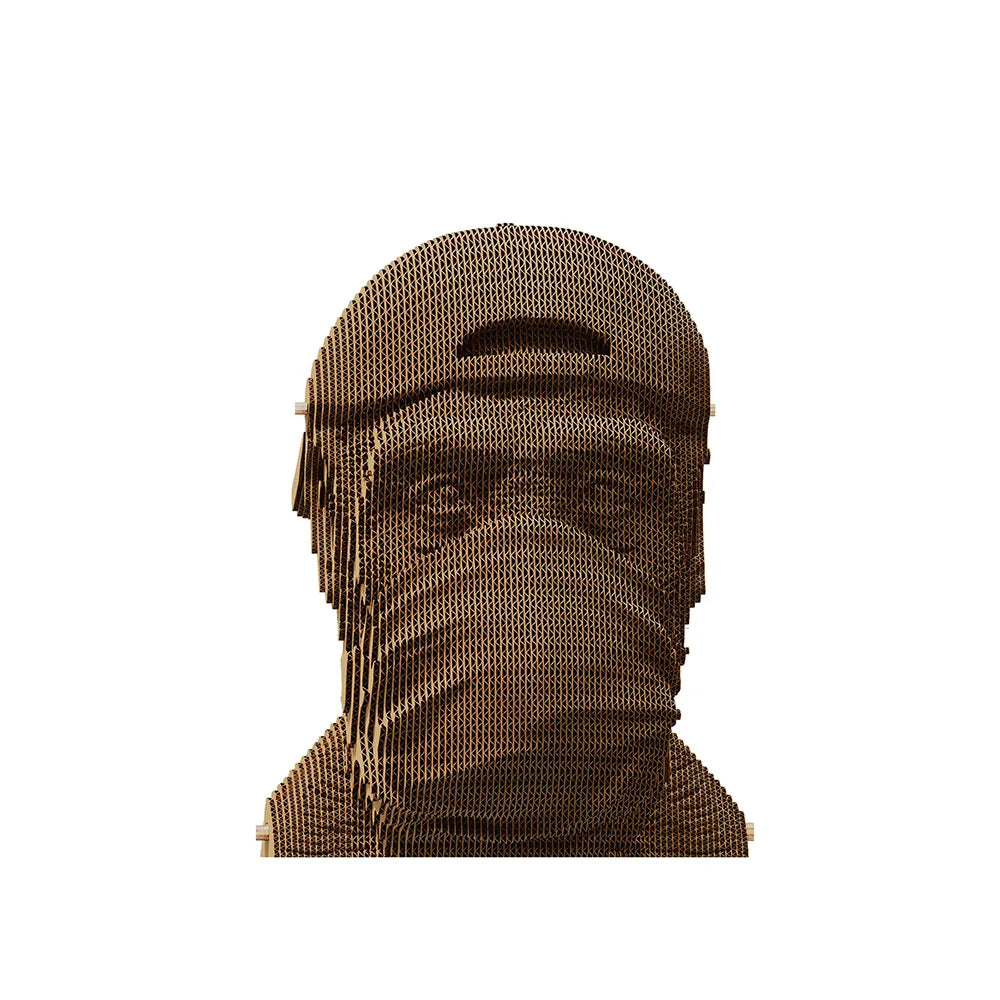 Affe "Speak No Evil" - 3D Modell aus Karton