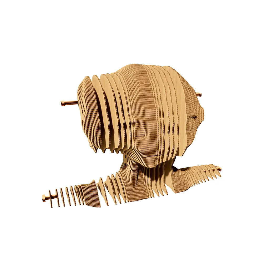 Alien - 3D Modell aus Karton