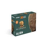 Alien - 3D Modell aus Karton