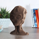 Alien - 3D Modell aus Karton