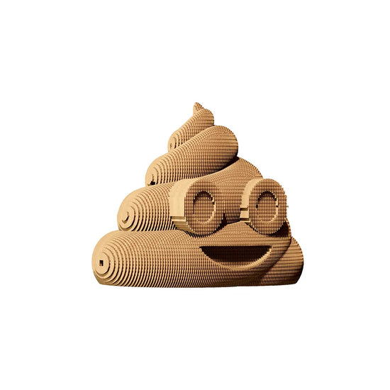 Cartonic - Poop - 3D Modell aus Karton