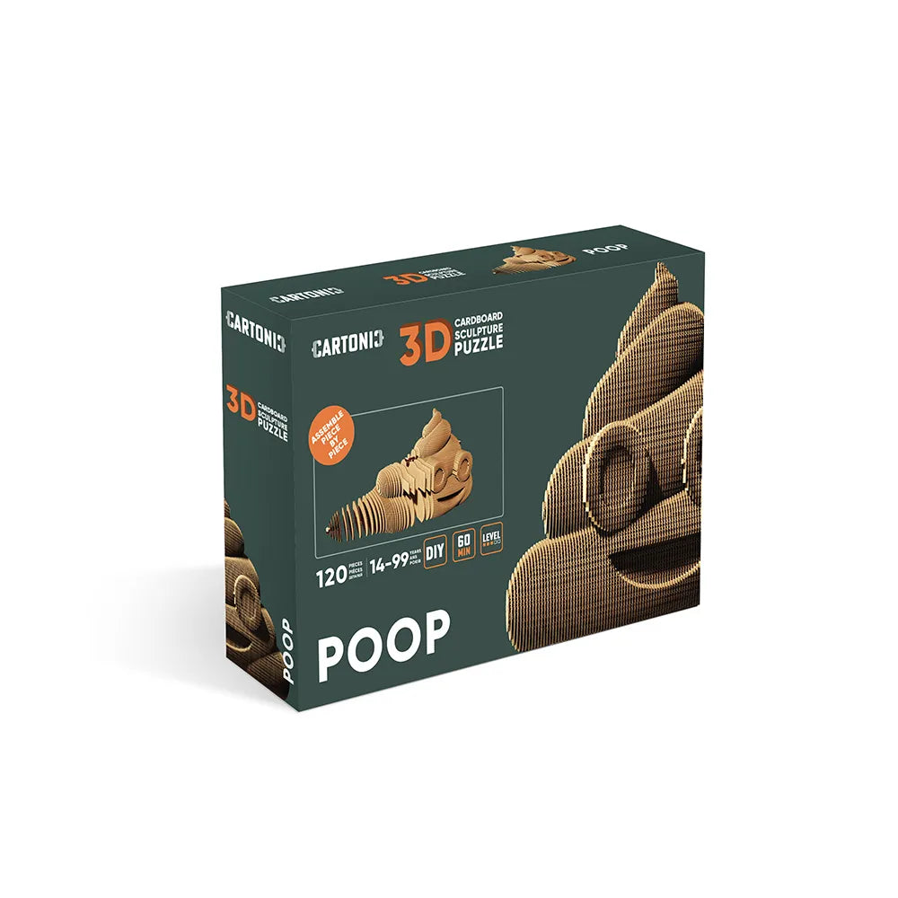 Poop - 3D Modell aus Karton