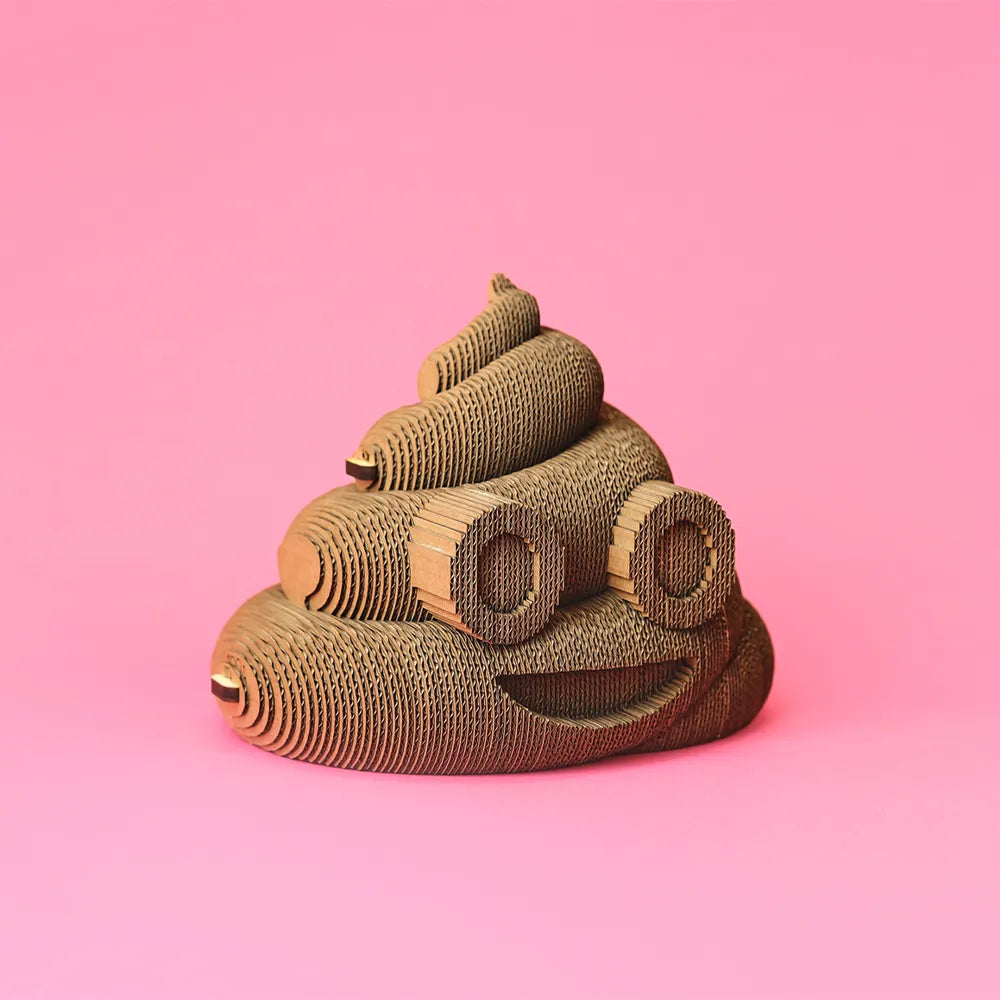 Poop - 3D Modell aus Karton