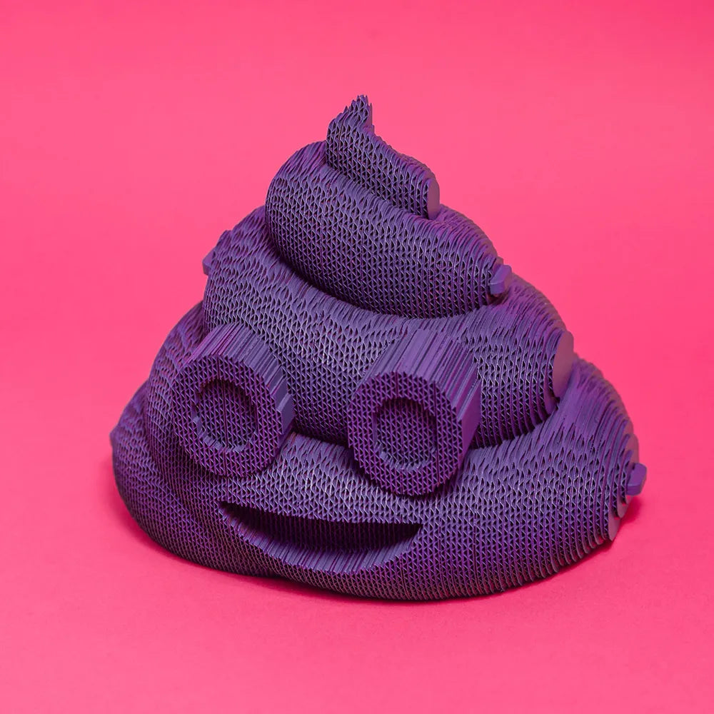 Poop - 3D Modell aus Karton
